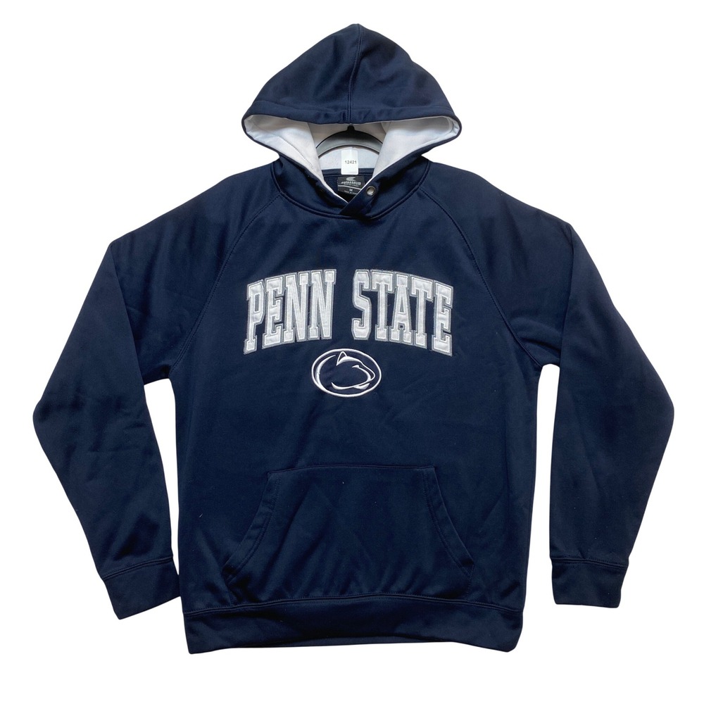 Penn State Nittany LionsHoodie Mens M Navy  Embroidered Pullover Colosseum